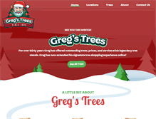 Tablet Screenshot of gregstrees.com